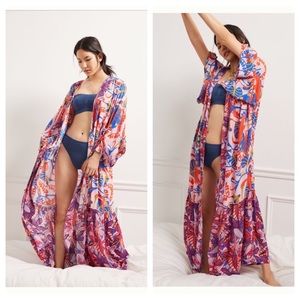 Anthropologie Claire Colin botanical robe